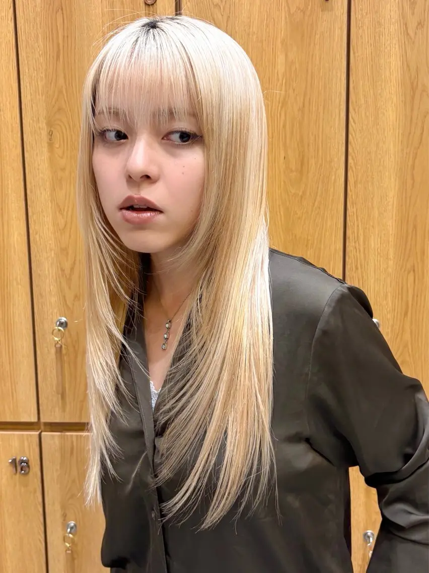 ロング トリートメント ヘッドスパ🫧カラー たけとら🐯のヘアスタイル