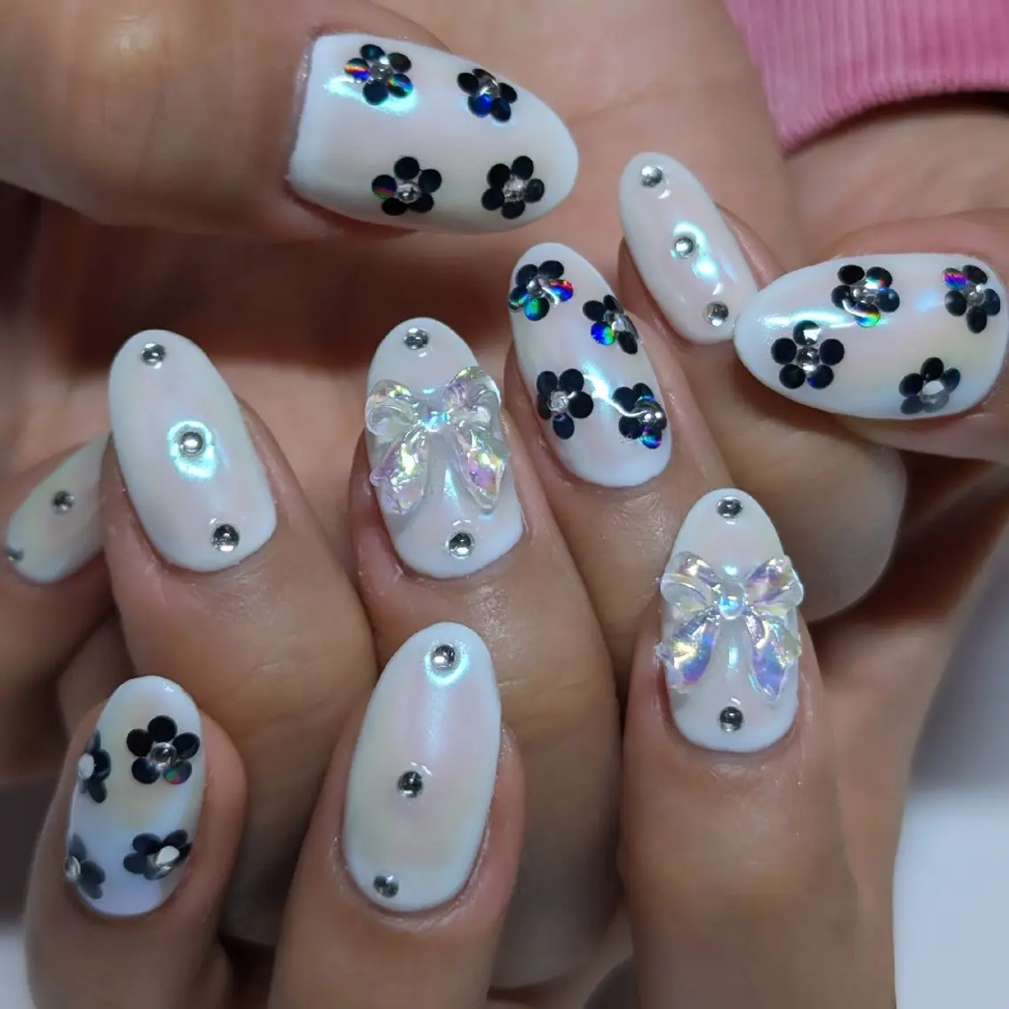 ネイル 長さ出し ハンドネイル ☆ KANON☆のネイルデザイン