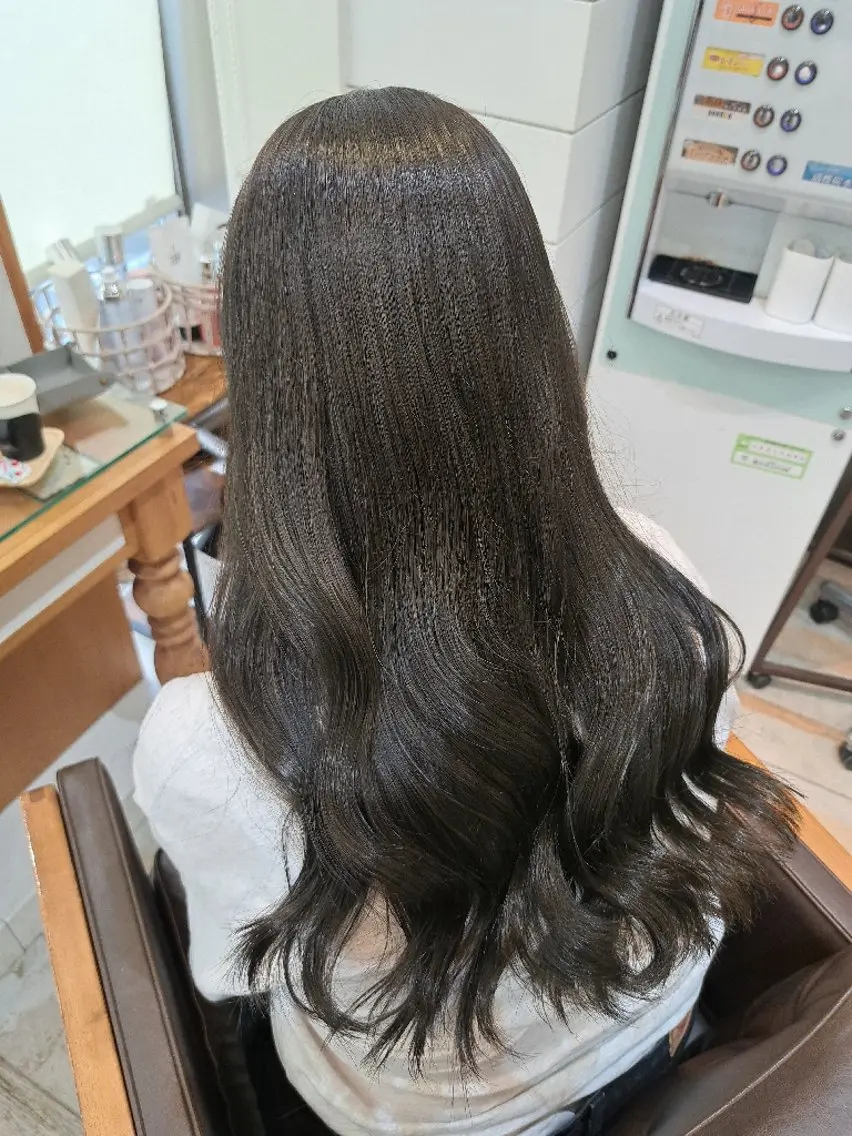 メンテナンスカット+カラー+1stepトリートメント✨※再来+500円の写真