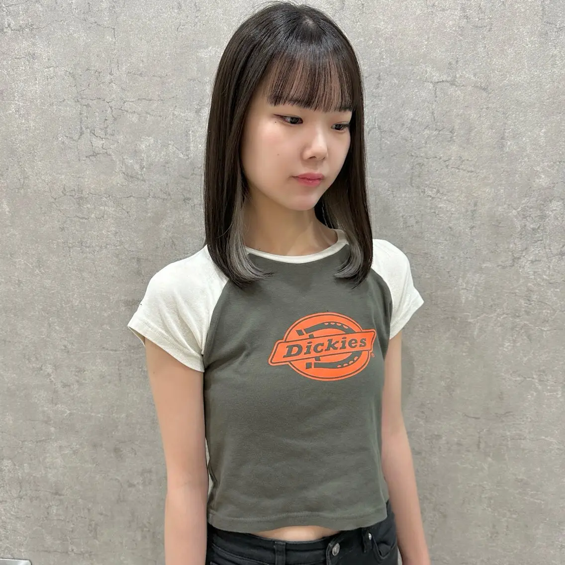 ミディアム カラー ブリーチ イヤリングカラー ハイトーンカラー はちすか るかのヘアスタイル