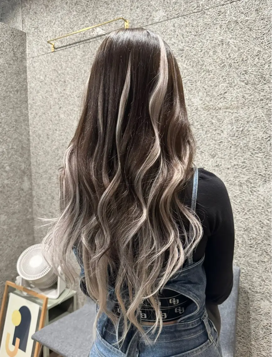ロング エクステ レイヤーカット 🦋 misaki🦋のヘアスタイル