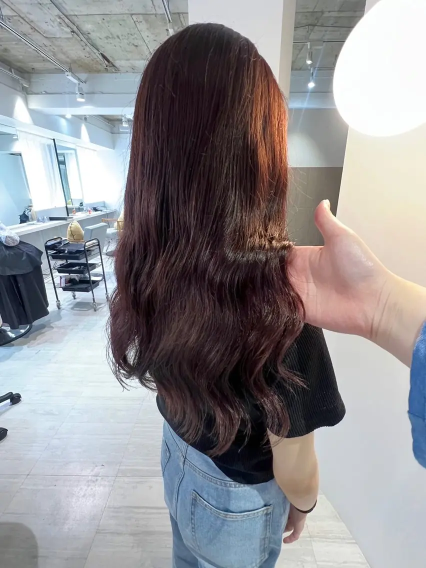 ロング パーマ デジタルパーマ YUZUKI 🌙のヘアスタイル