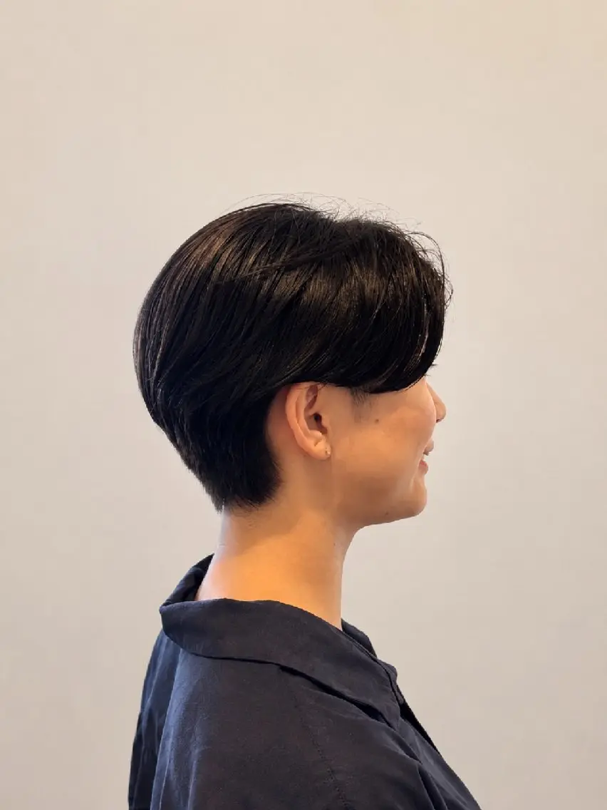 ショート ハンサムショート ショートヘア カット ANDIAMO栄 chisatoのヘアスタイル