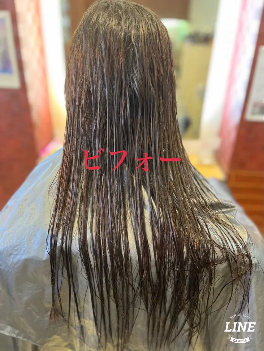 ロング パーマ 織田 英之のヘアスタイル
