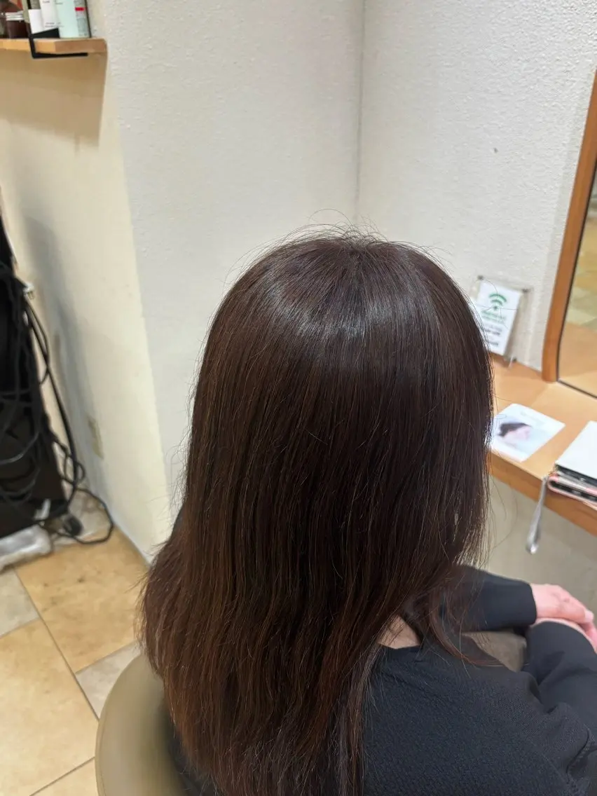 カラー ヘアカラー 工藤 榛透のヘアスタイル