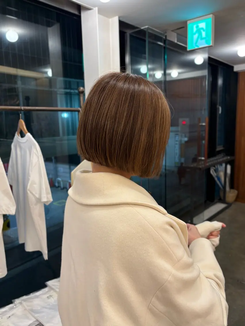 ミディアム アオキ サキ💫のヘアスタイル