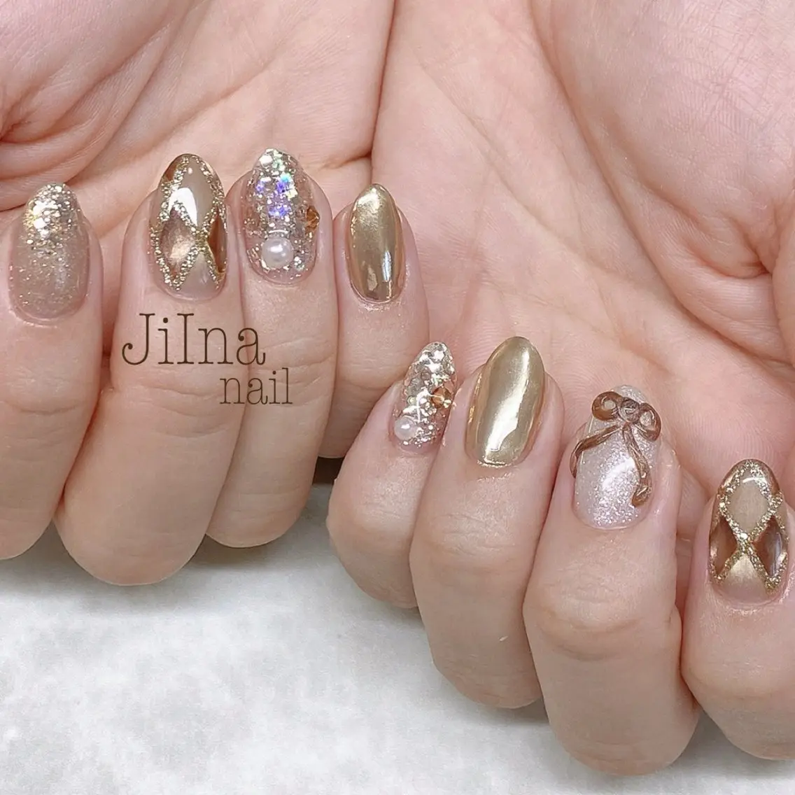ネイル 持ち込み JiIna nailのネイルデザイン
