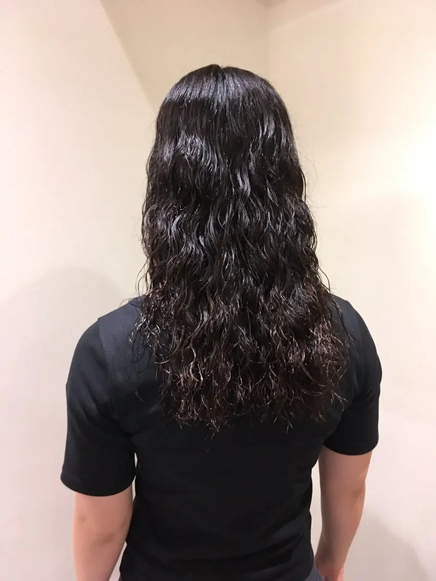 ロング パーマ カット パーマ natsuki /HUIのヘアスタイル