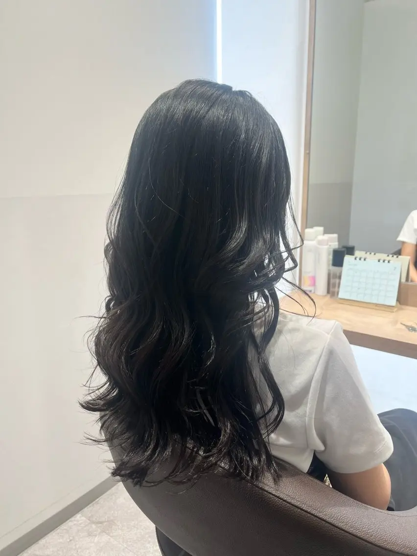 ロング レイヤーカット カット トリートメント 大宮レイヤーカット× 透明感カラー　rioのヘアスタイル