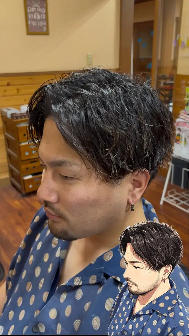 メンズ 宮之下 侑弥のヘアスタイル