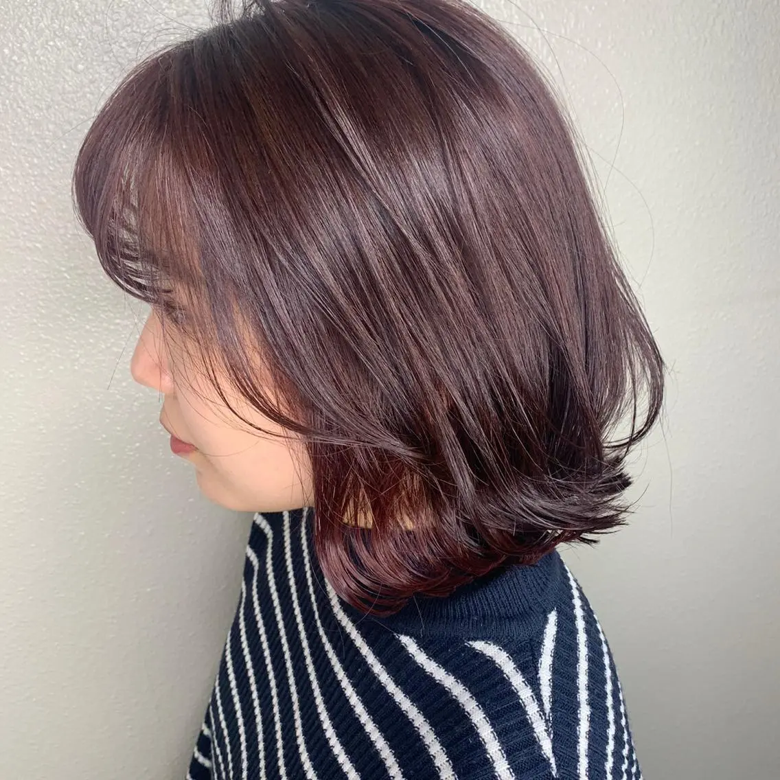 ミディアム カラー パーマ ヘアアレンジ メンズ キッズ マツエク・マツパ 女性専用サロン梅田 髪質改善カラーakiのヘアスタイル