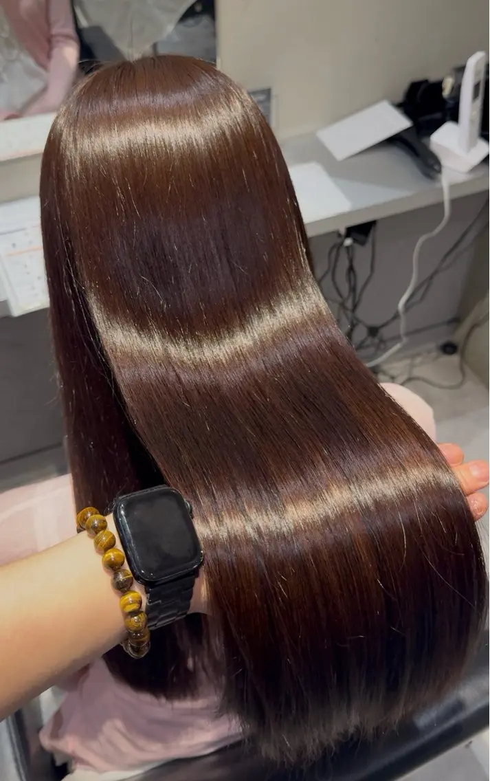 ロング ヘアカラー トリートメント 透明感×エクステ× 前髪,顔周り そうまのヘアスタイル