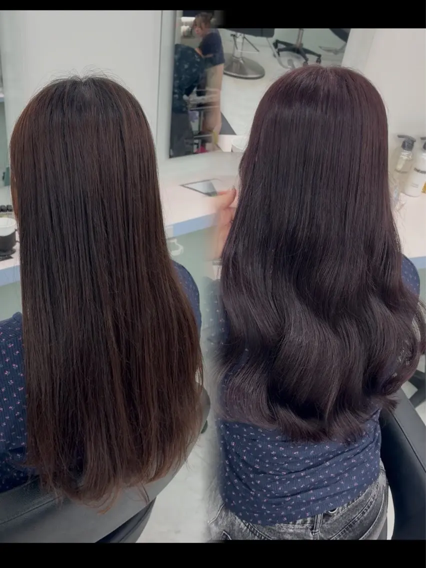 ロング ヘアカラー かわいいモテカラー 🎀SAAKA🎀のヘアスタイル