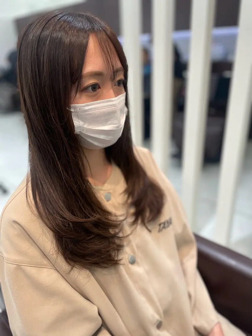 🔥ミニモ限定30%off🔥Designカット+髪質改善カラー+前処理treatmentの写真