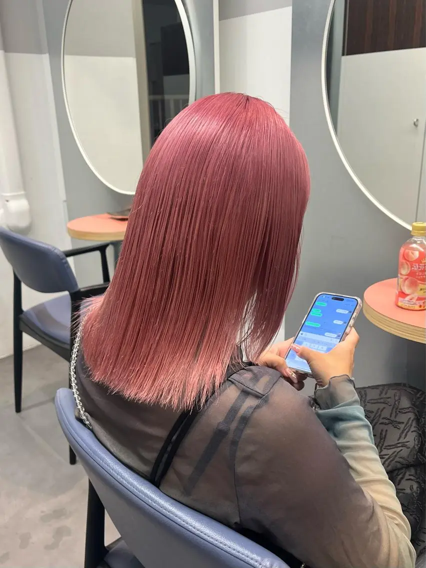 ダブルカラー + 保湿トリートメント🎀🥣スタイリング込み💞💞の写真