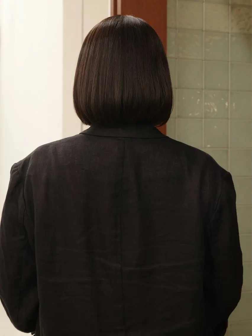 ショート 縮毛矯正 (𝐡)𝐰𝐢𝐦 𝐲𝐮𝐧𝐚のヘアスタイル