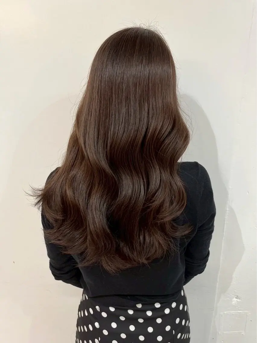 ロング ヘアカラー 🎀ིྀ韓国風 艶カラー🤍ྀི小澤のヘアスタイル