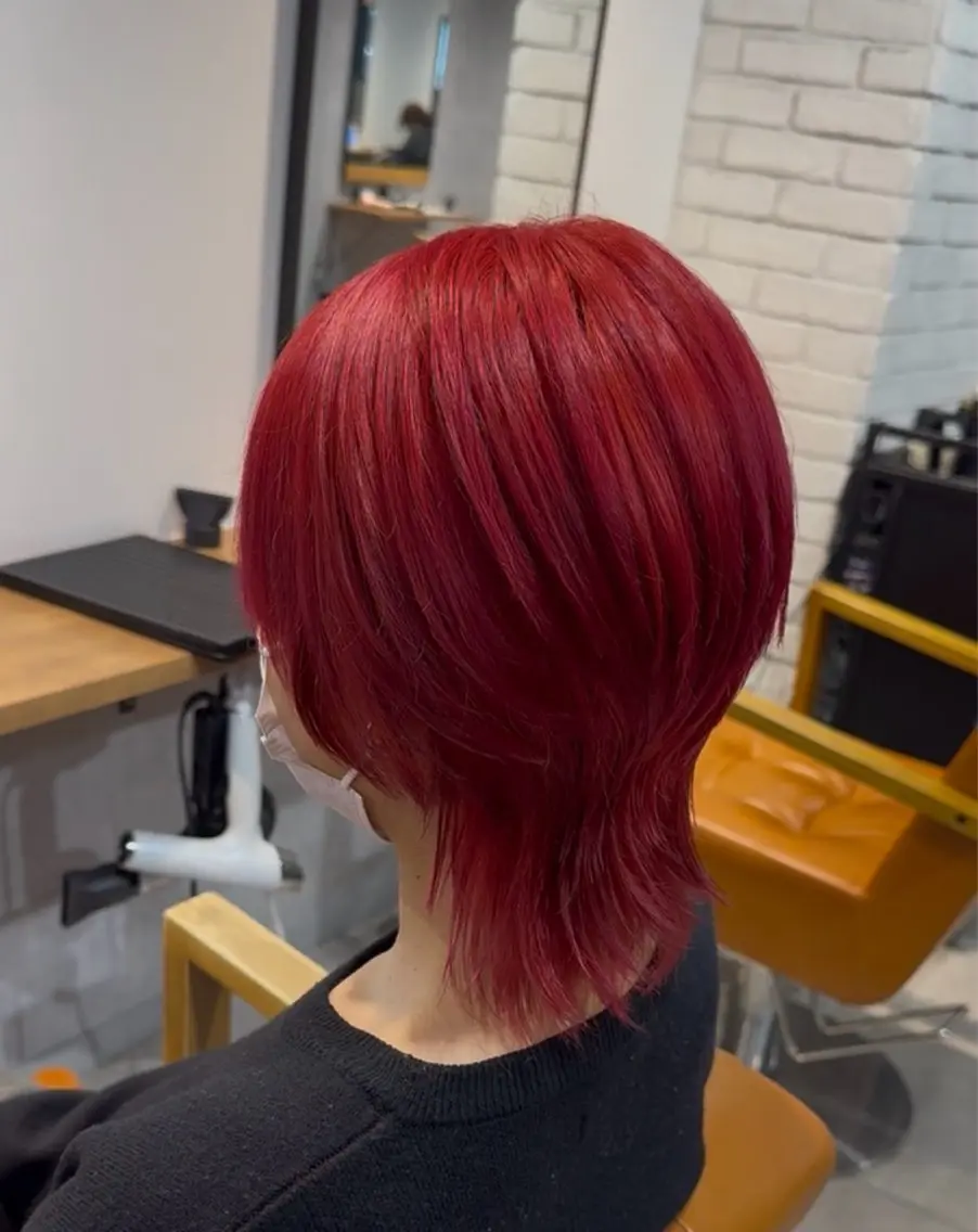 ショート ヘアカラー ふうか🧸 カラー2500円🎀のヘアスタイル