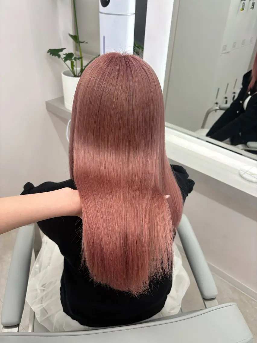🎀リタッチブリーチ+ワンカラー🎀の写真