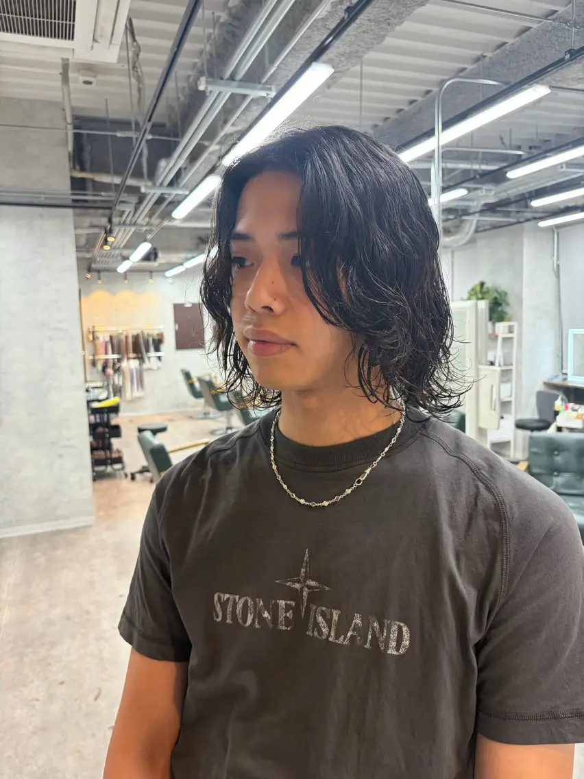 ミディアム パーマ メンズ limit🦄店長 髪質改善KOUHEIのヘアスタイル