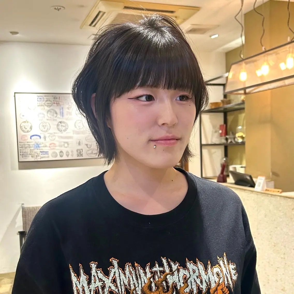 ショート ボブレイヤー ボブ レイヤーカット カット ココナ./ 昭島/立川のヘアスタイル