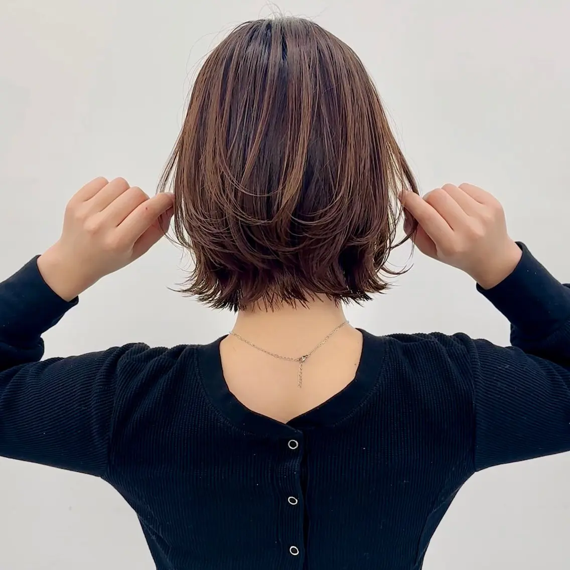 ミディアム カラー カット ヘアカラー トリートメント ブリーチなし/レイヤ ー特化🌈Tommyのヘアスタイル
