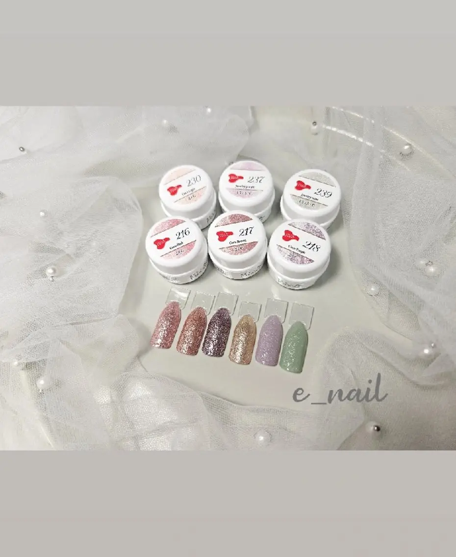 ネイル ラメ(グリッター) e_nail🍀自宅 サロン八潮eri☆　のネイルデザイン