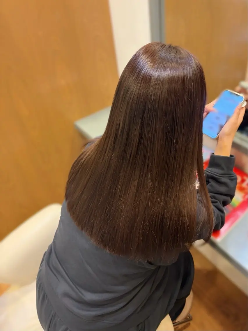ロング カラー ヘアカラー みはる ／暖色カラーのヘアスタイル
