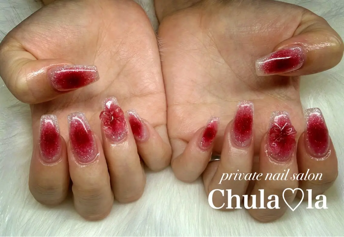 ネイル チークネイル ハンドネイル Chula♡la 豊見城市高安のネイルデザイン