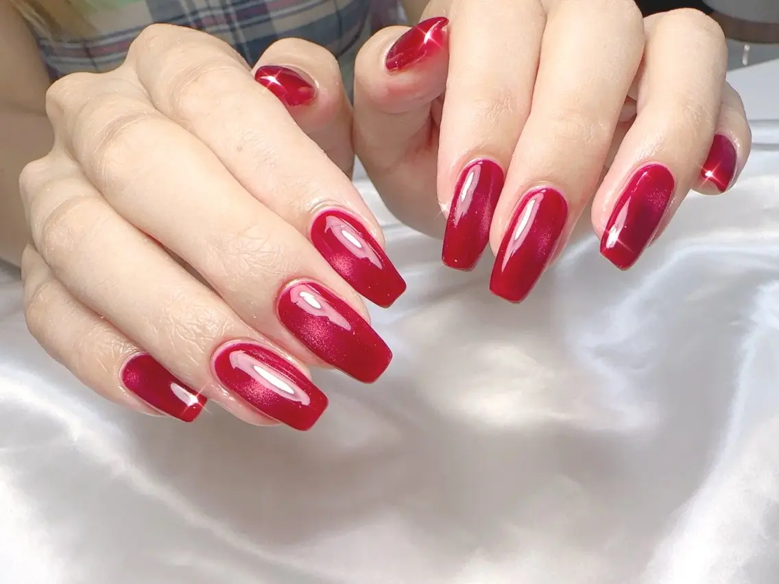 ネイル ハンドネイル Cherie PINKのネイルデザイン