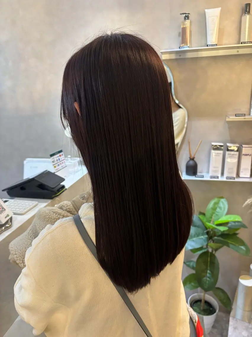 ミディアム カラー ブリーチ 透明感カラー ラベンダーカラー ブリーチなしカラー ピンクカラー カット ヘアカラー トリートメント Ayano🎀似 合わせ×透明感🎀のヘアスタイル