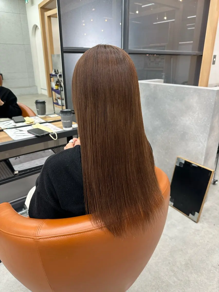 ロング 髪質改善 カット トリートメント 🫧透明感🫧 上岡夕理香のヘアスタイル