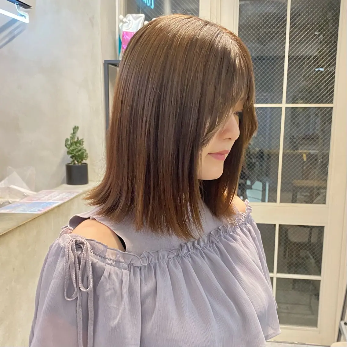 ミディアム カラー noa/ 渋谷のヘアスタイル