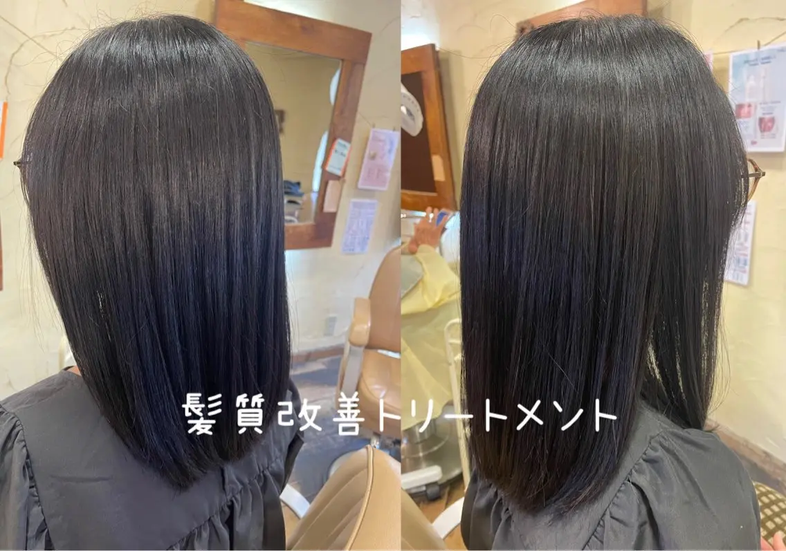 ミディアム カット トリートメント 大鹿 数馬のヘアスタイル