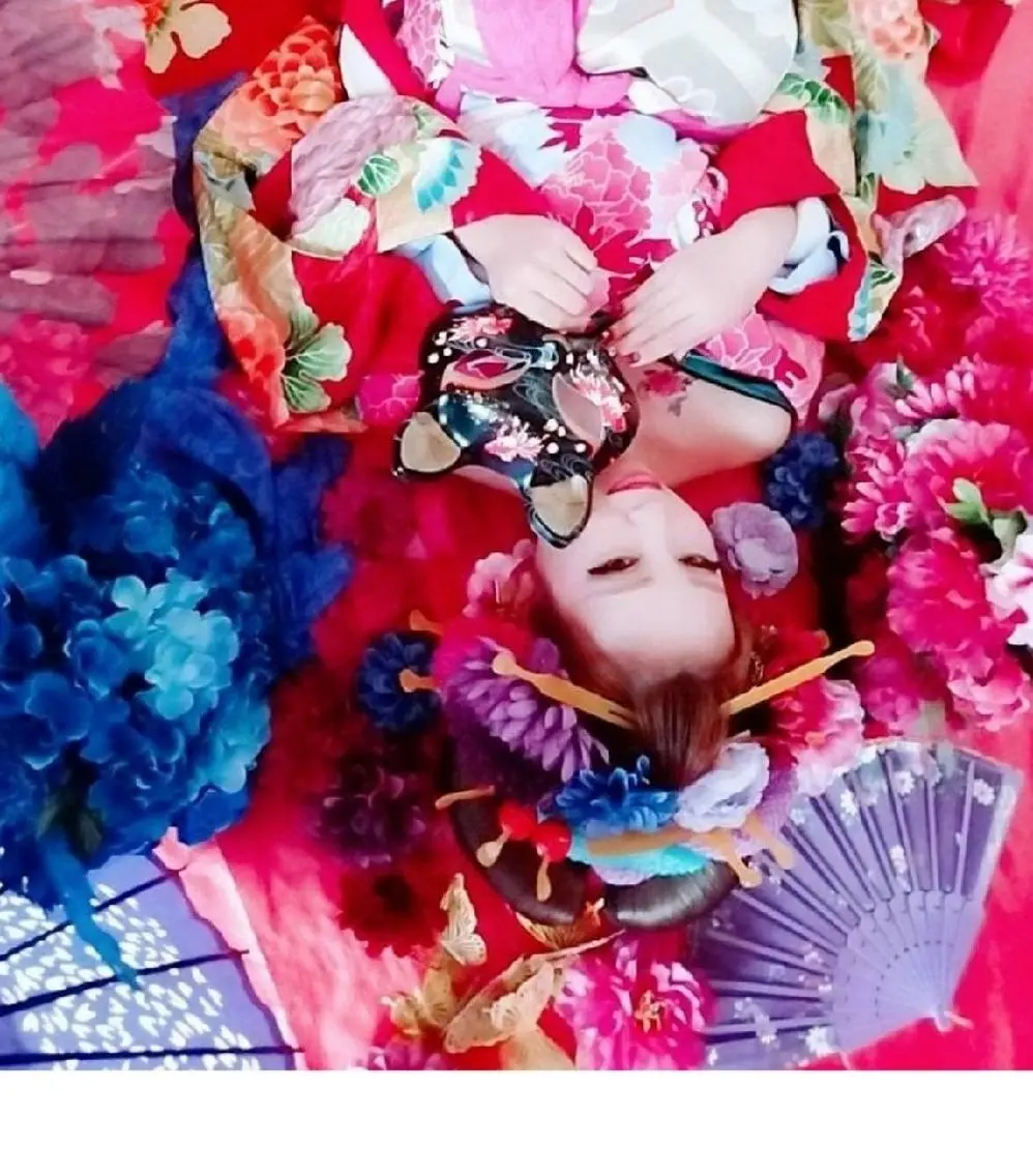花魁撮影minimo料金 髷つきの写真