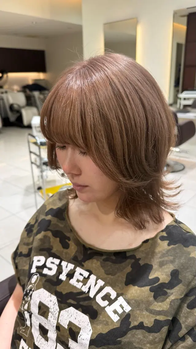 カラー ブラウンカラー ヘアカラー 椎野 くるみのヘアスタイル