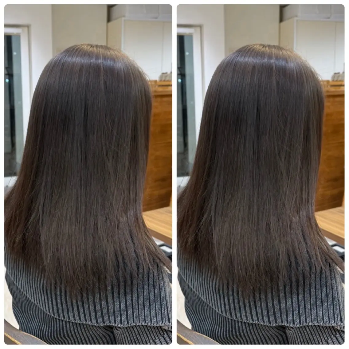 ミディアム カラー ヘアカラー シン🦊 艶カラー／ブリーチのヘアスタイル