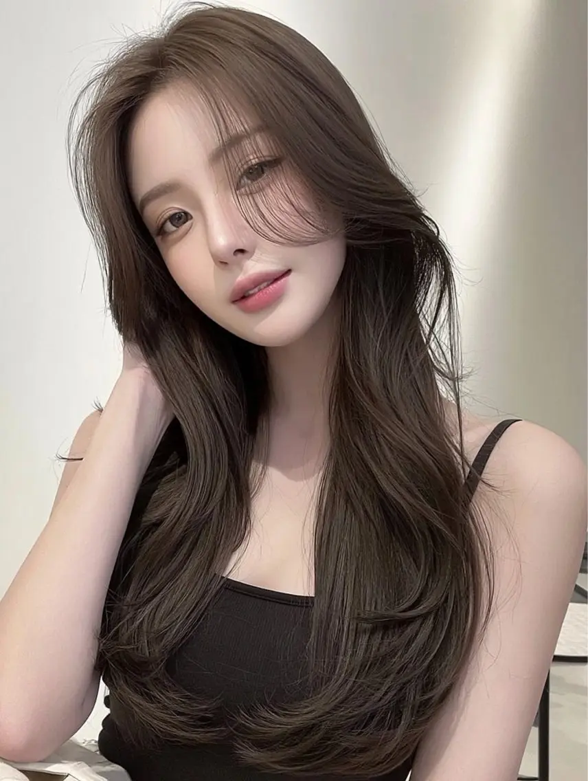 ロング 橋爪 優真のヘアスタイル