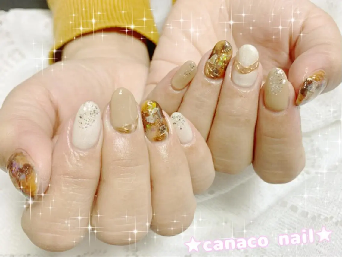 ネイル アートネイル べっ甲ネイル ジェルネイル ミラーネイル オフィスネイル ハンドネイル ハンドケア ベテランネイル cnc nailのネイルデザイン