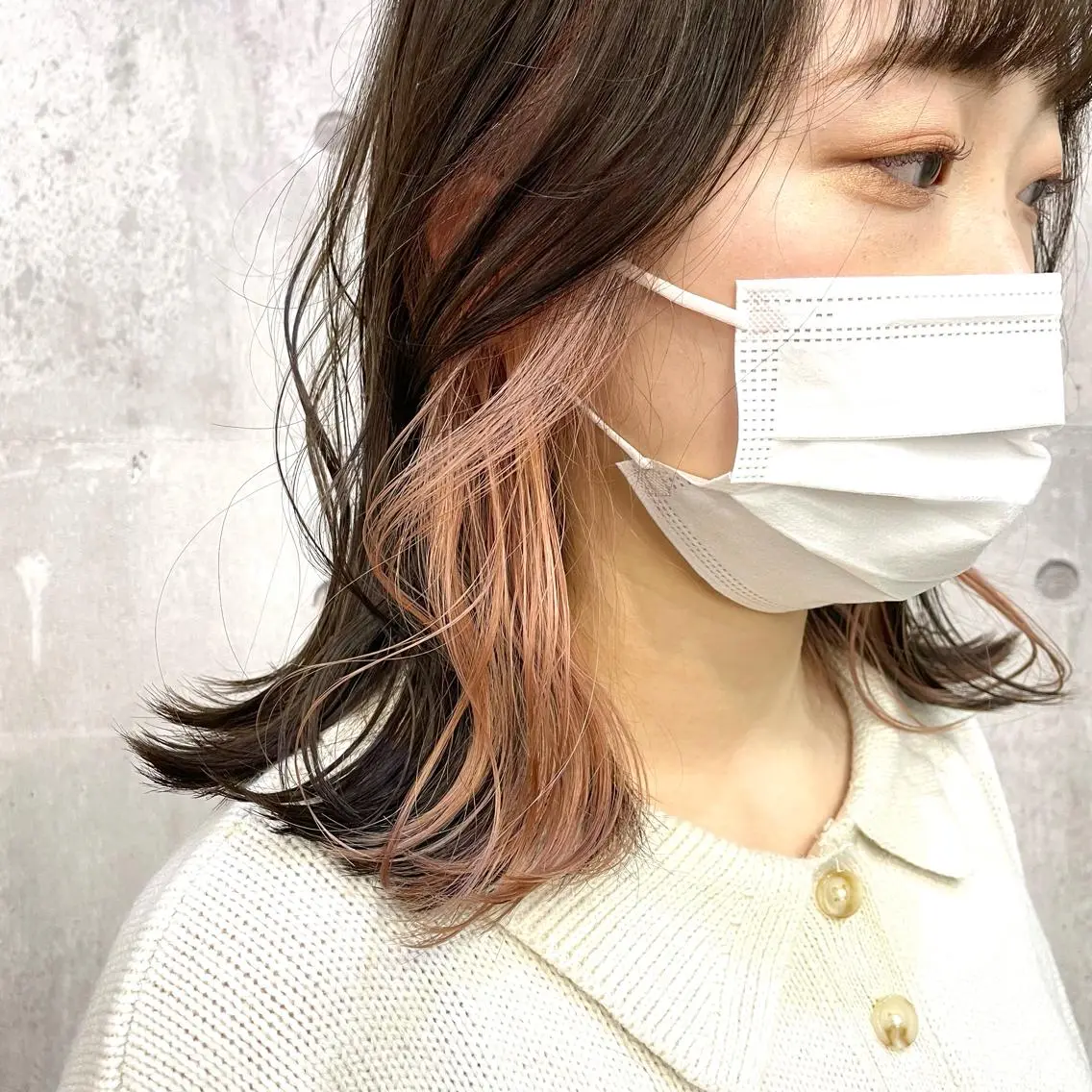 カラー ピンクカラー Life Nagiのヘアスタイル