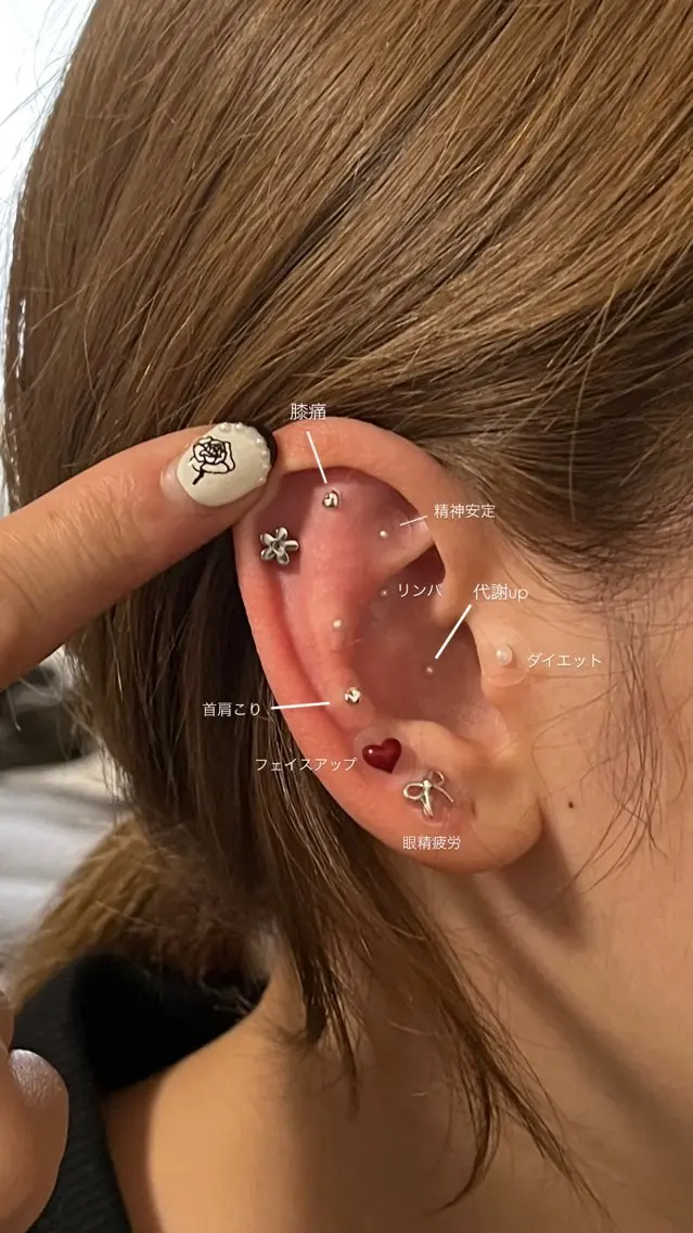 耳ツボジュエリー👂🏻💎💫の写真