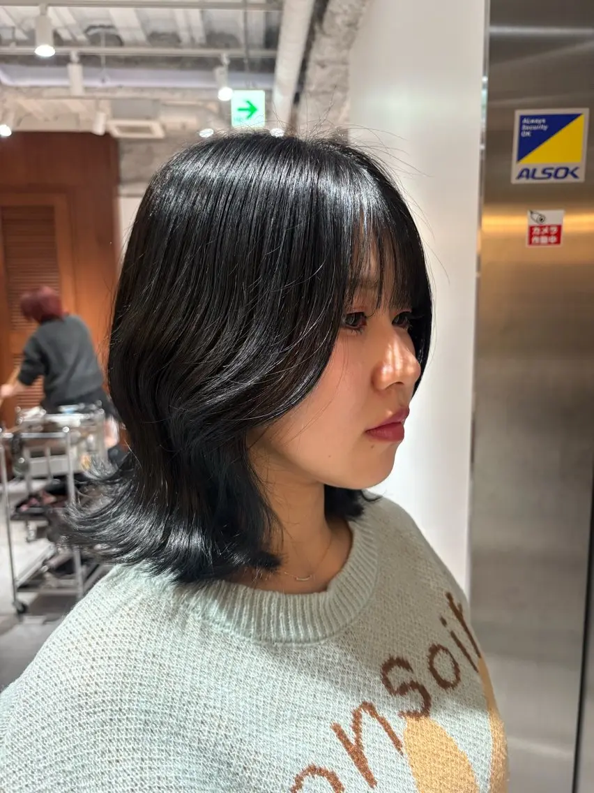 ミディアム カラー ヘアアレンジ アディクシーカラー ブリーチ ケアブリーチ 透明感カラー ハイトーンカラー ヘアカラー ✨️透明感カラー✨️ kaiseiのヘアスタイル