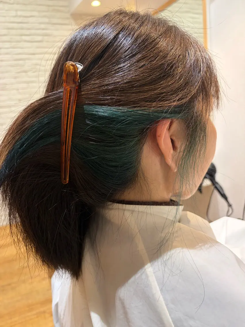 インナーカラーの写真
