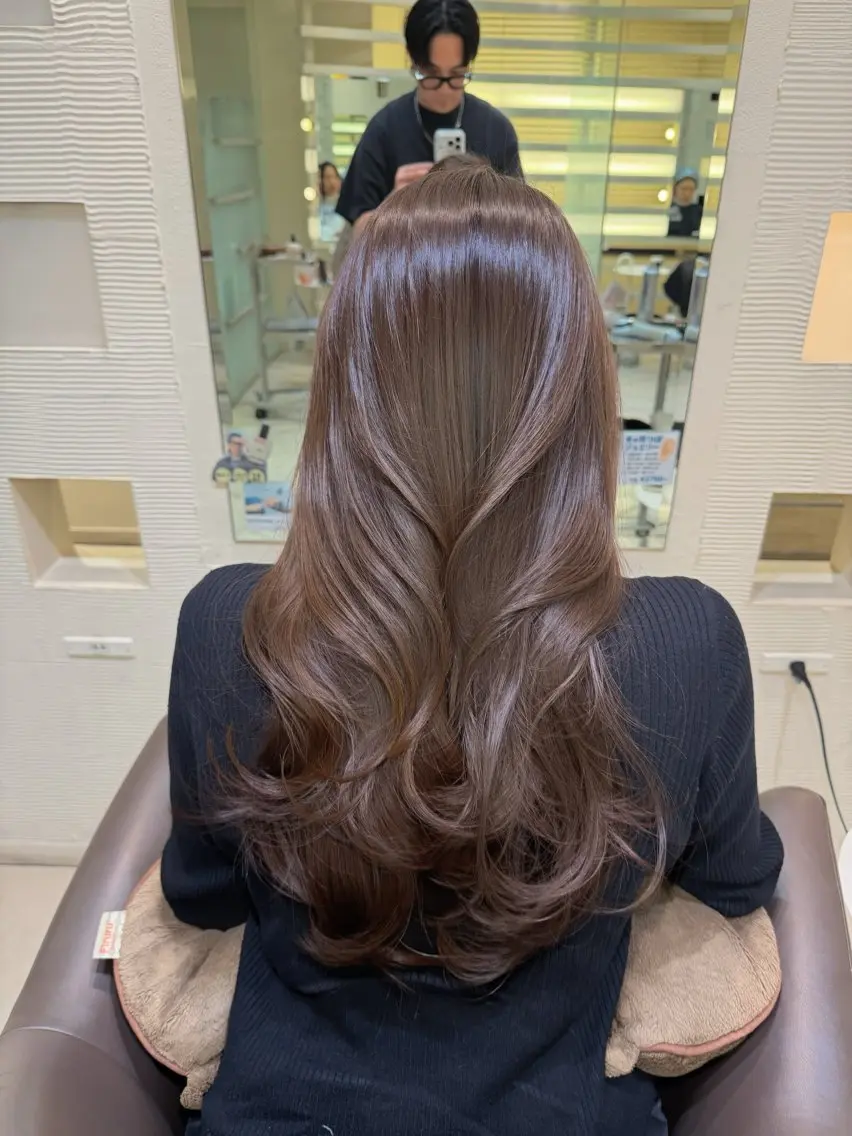 ロング カラー ヘアカラー 艶髪カラー/透明感 カラー/mariのヘアスタイル