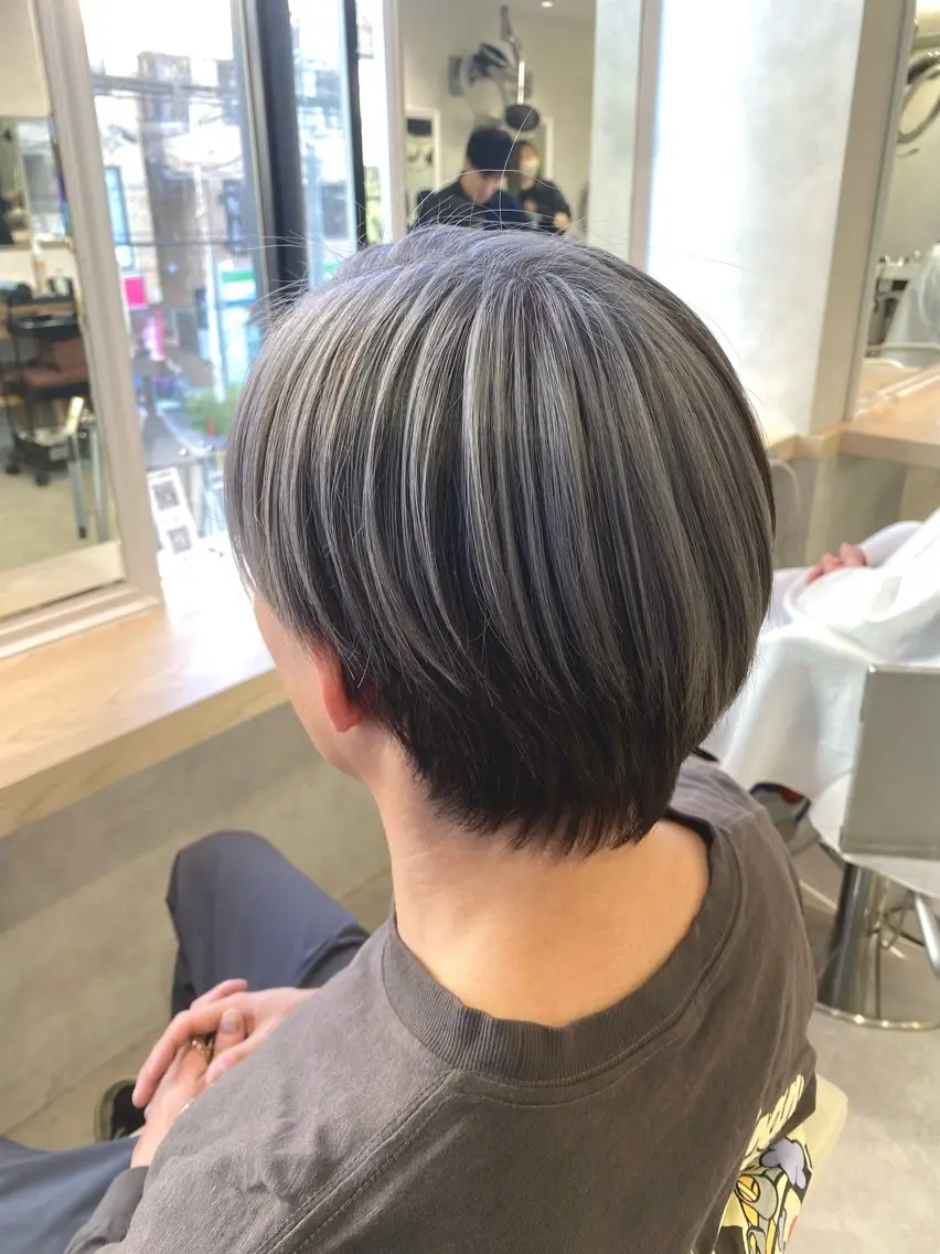 ショート カット ヘアカラー トリートメント 低ダメージ施術/ 🐮牛木 史裕🐮のヘアスタイル