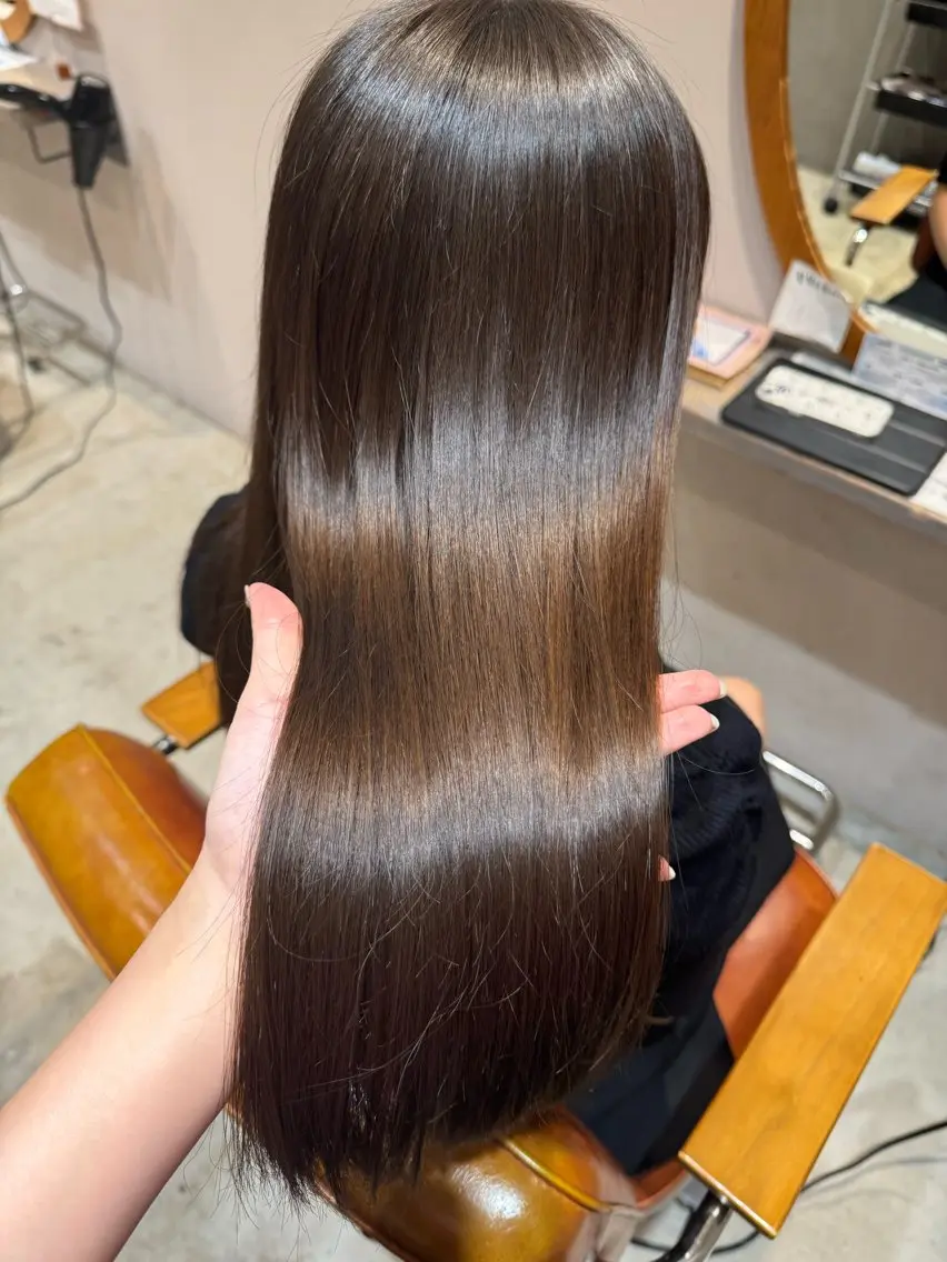 ロング 亀田 幸美のヘアスタイル