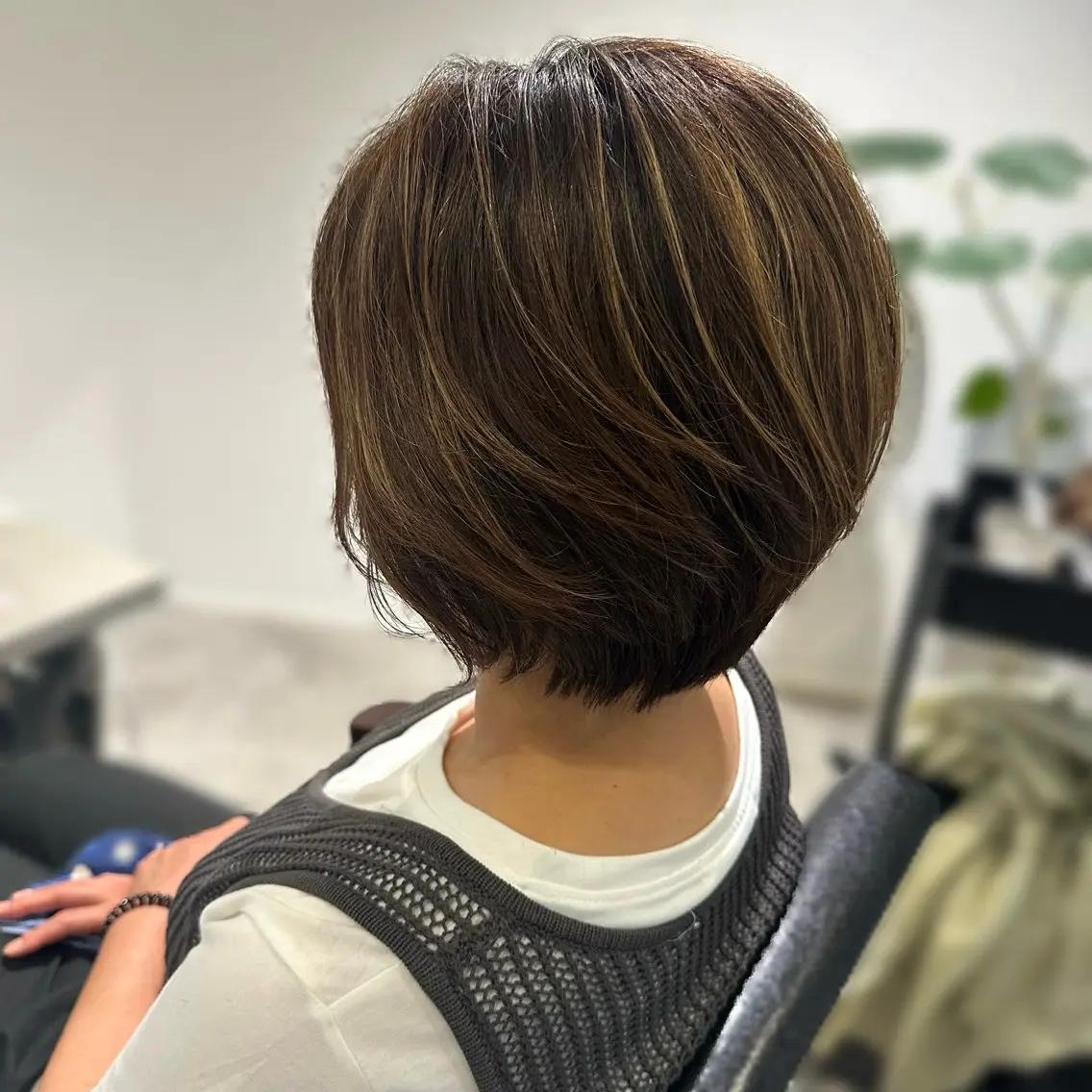 【白髪ぼかし✨】カット+ハイライトカラー(ケア付)の写真