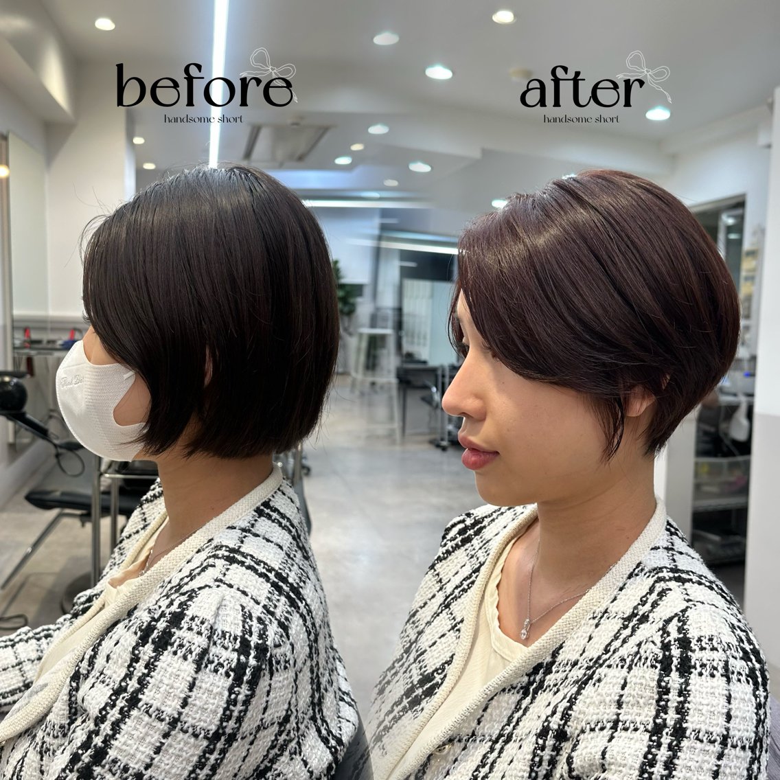 ショート ショートヘア あいこ/ショートカッ ト無料/銀座🌷のヘアスタイル