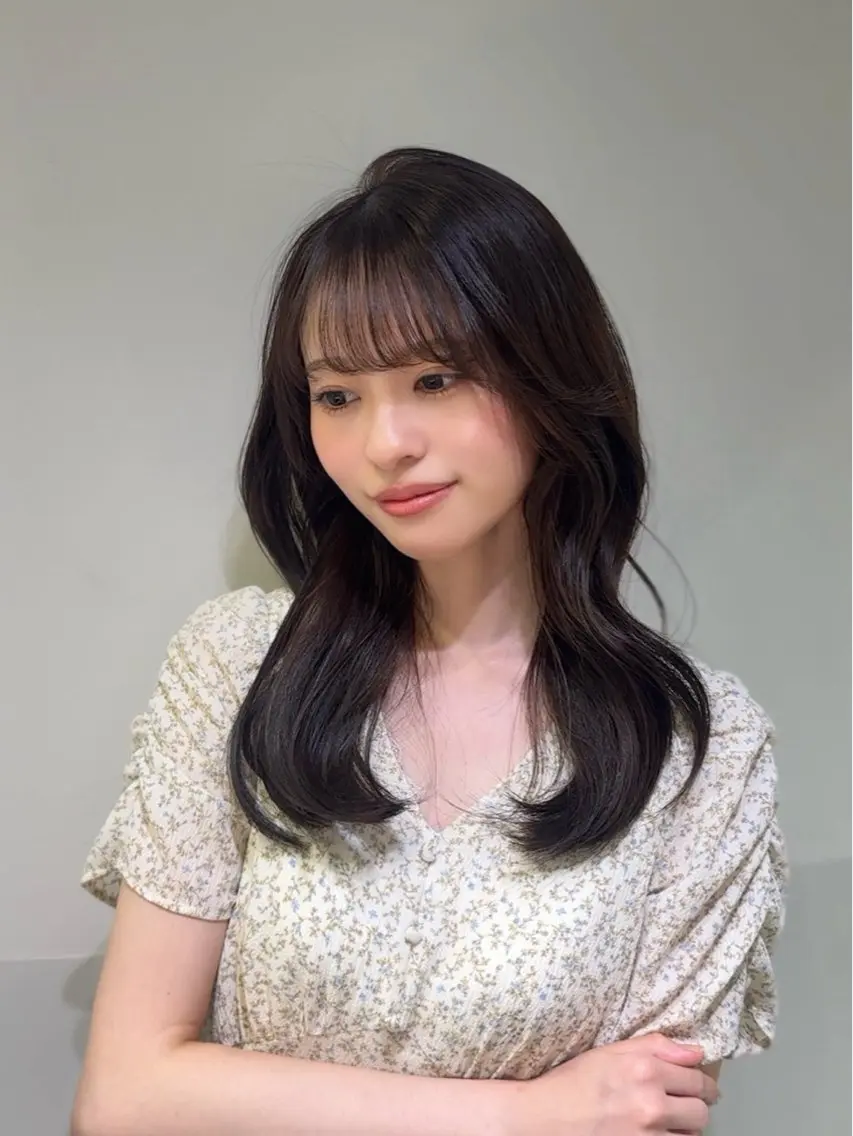 ロング 女性のための美容師/ 下北沢/ヨシダモモカのヘアスタイル