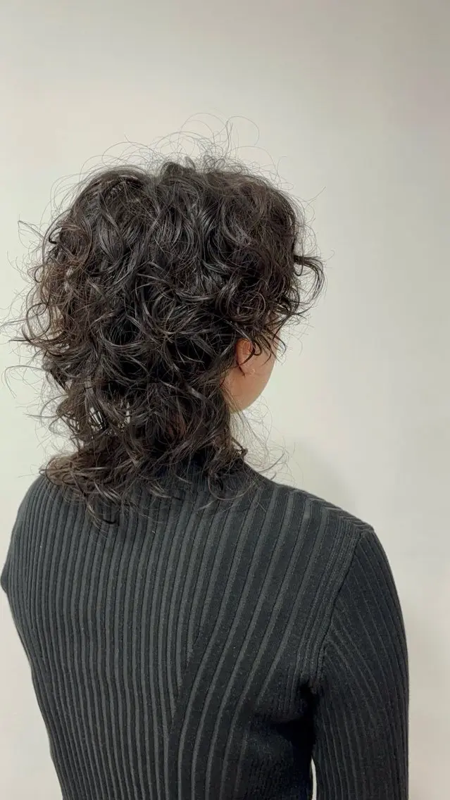 セミロング パーマ 🪽men’sカット 🪽パーマ🪽丸田のヘアスタイル